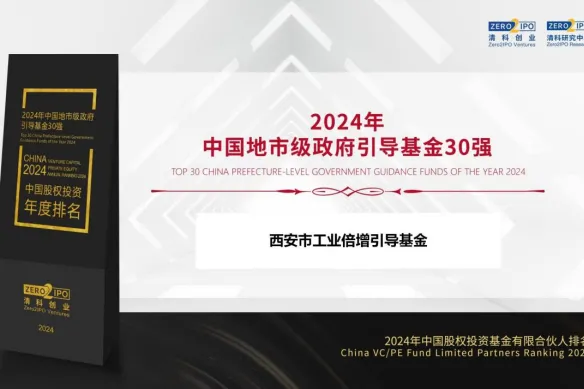 奮楫爭(zhēng)先，載譽(yù)前行② || 西安市工業(yè)倍增引導(dǎo)基金獲評(píng)“2024年中國地市級(jí)政府引導(dǎo)基金30強(qiáng)”